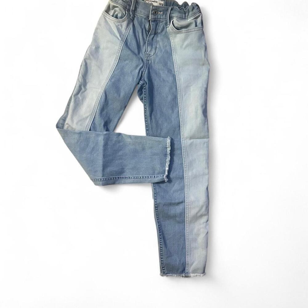 Abercrombie‎ fitch kids Girls size 11 distressed Two tone Denim